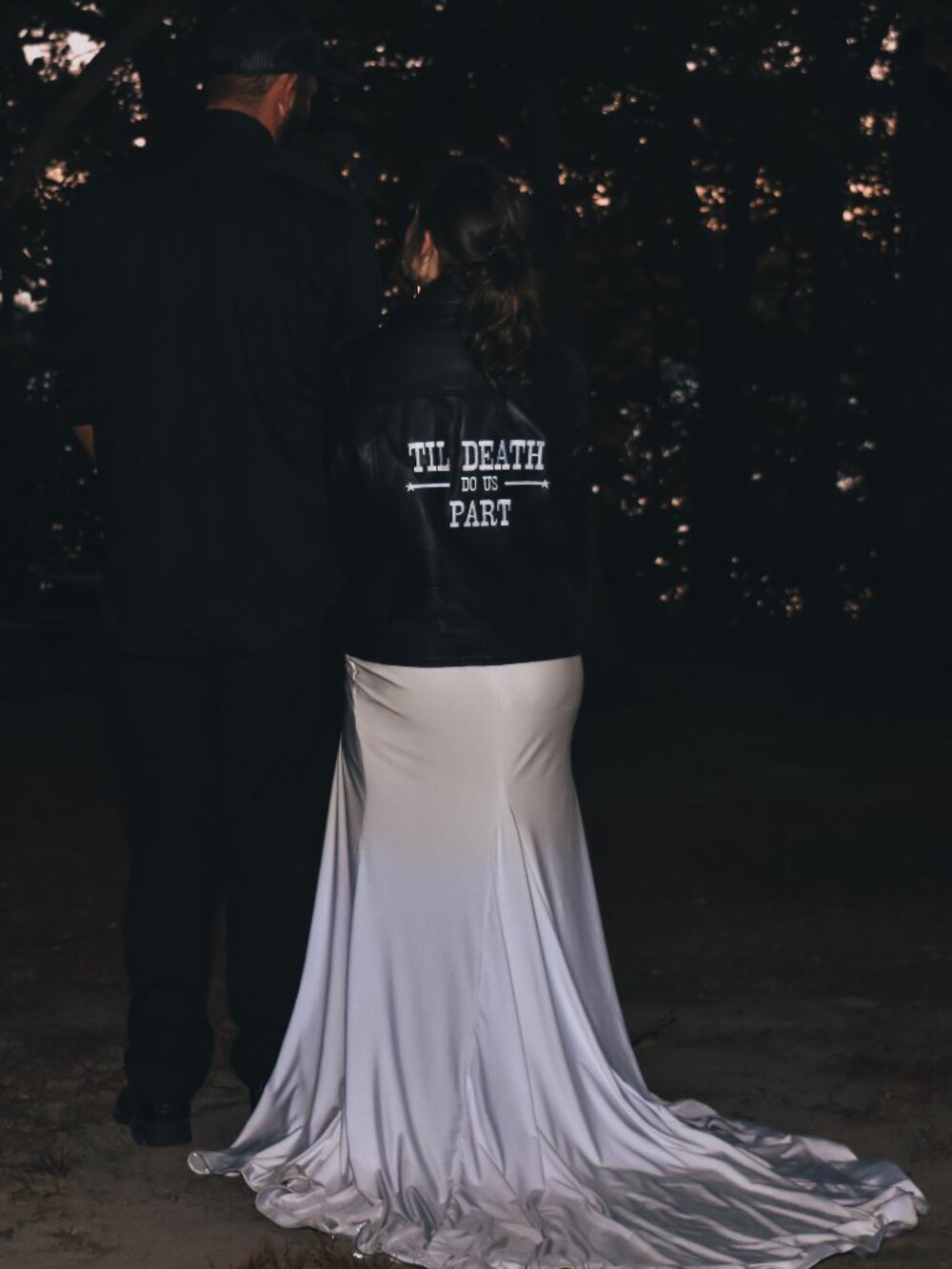 Nasty Gal "Til Death Do Us Part" Leather Moto Jacket